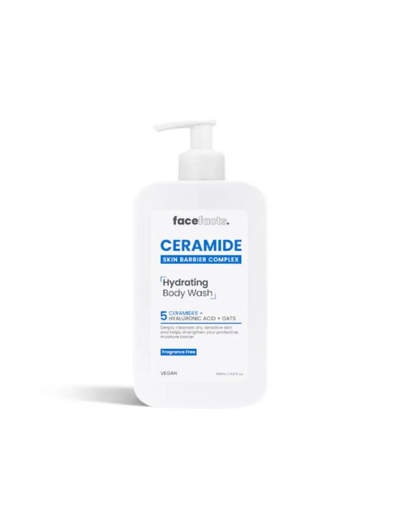 [FGINVFF00002] Face Facts Ceramide Skin Barrier Complex Hydrating Body Wash 400ml 