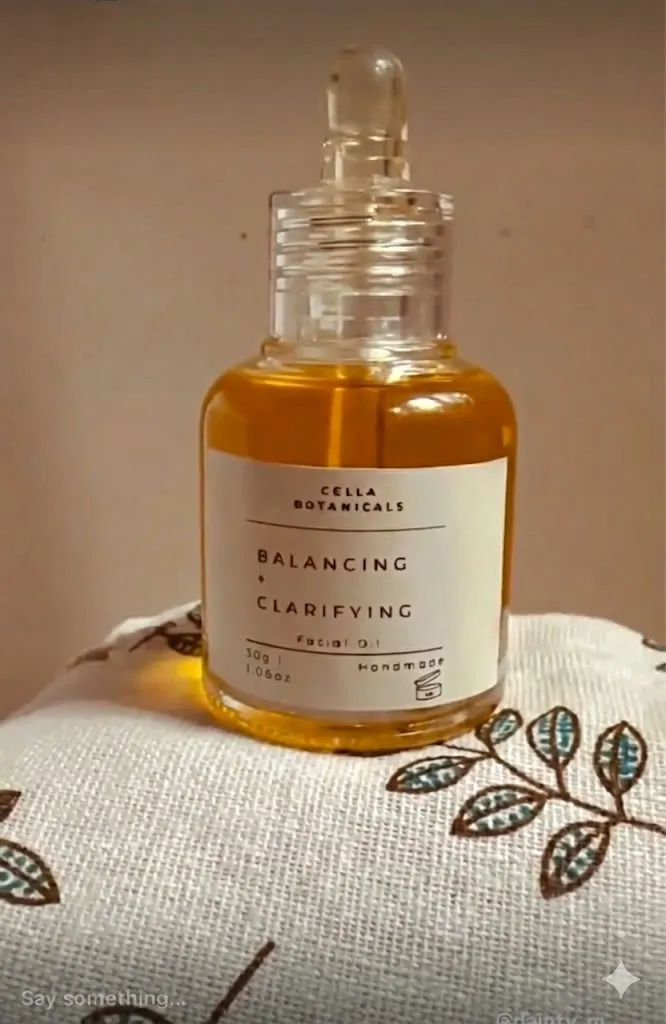 Cella Botanicals Balancing + Clarifying Facial Oil 30ml