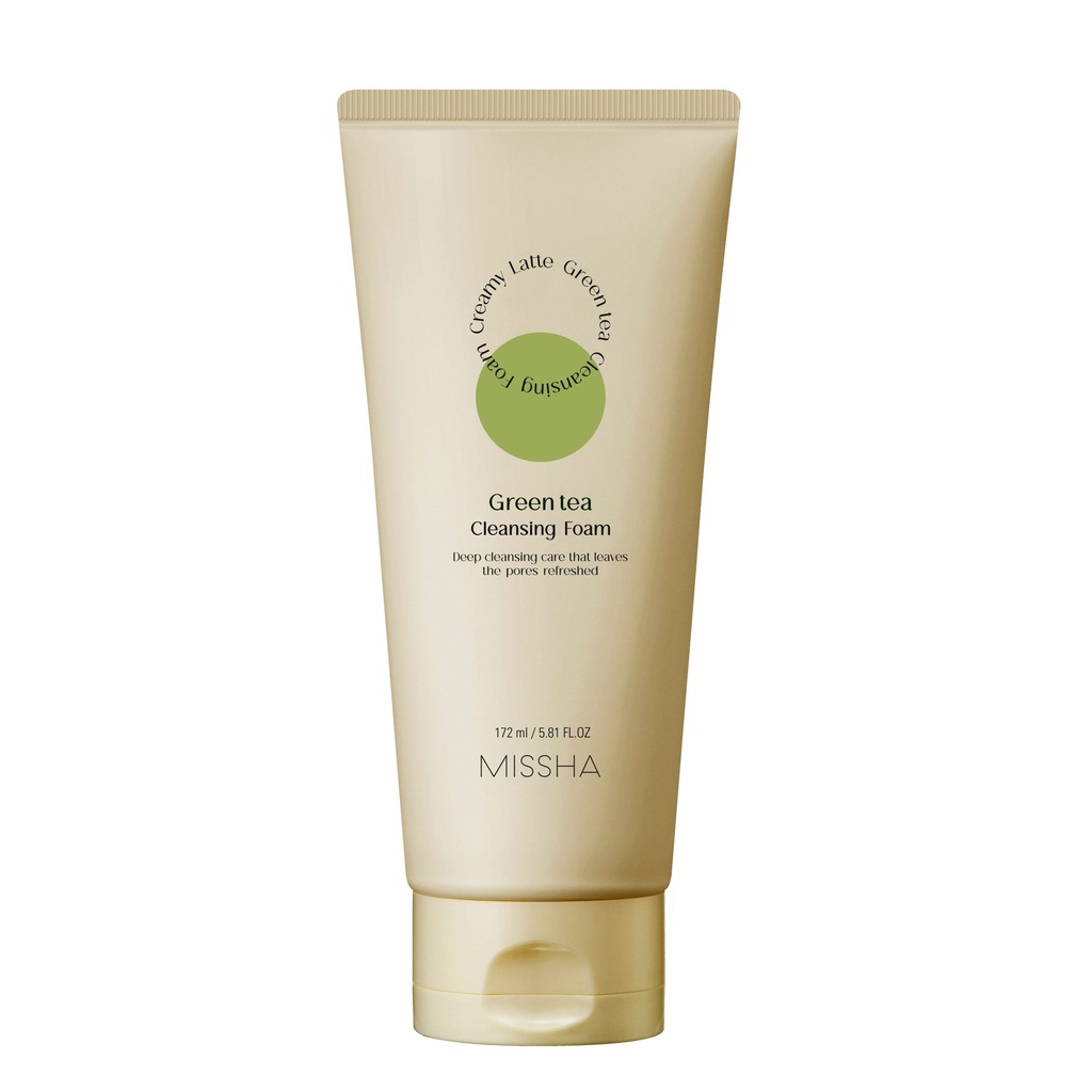 MISSHA Creamy Latte Cleansing Foam Green Tea 172ml