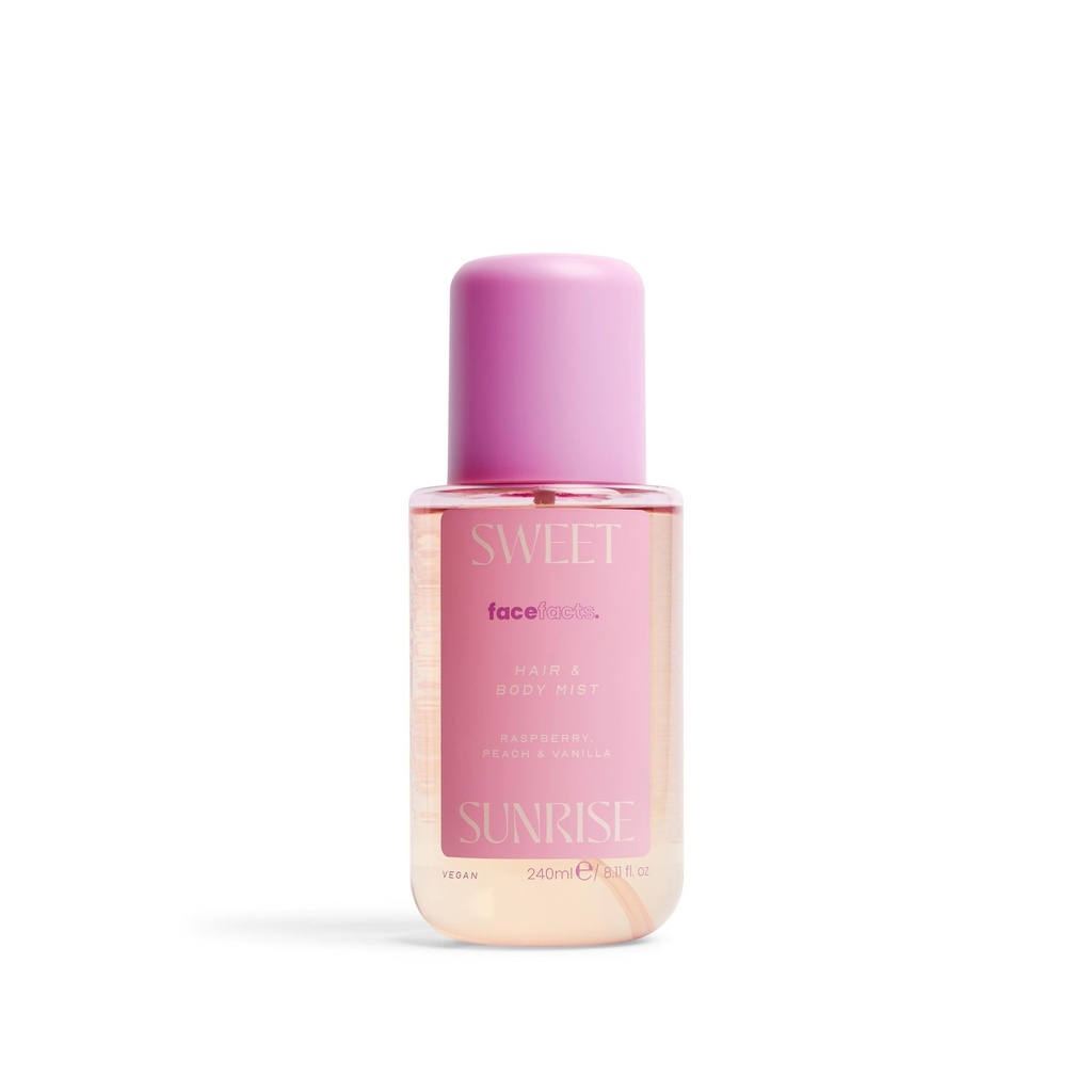 [FGINVFF00028] Face Facts Hair and Body Mist Sweet Sunrise 240ml